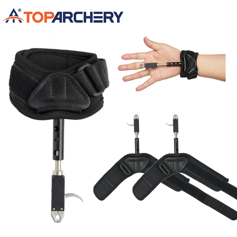 Archery Release Aid Caliper Wrist - Bileşik Yay 360 ° Dönen Deri