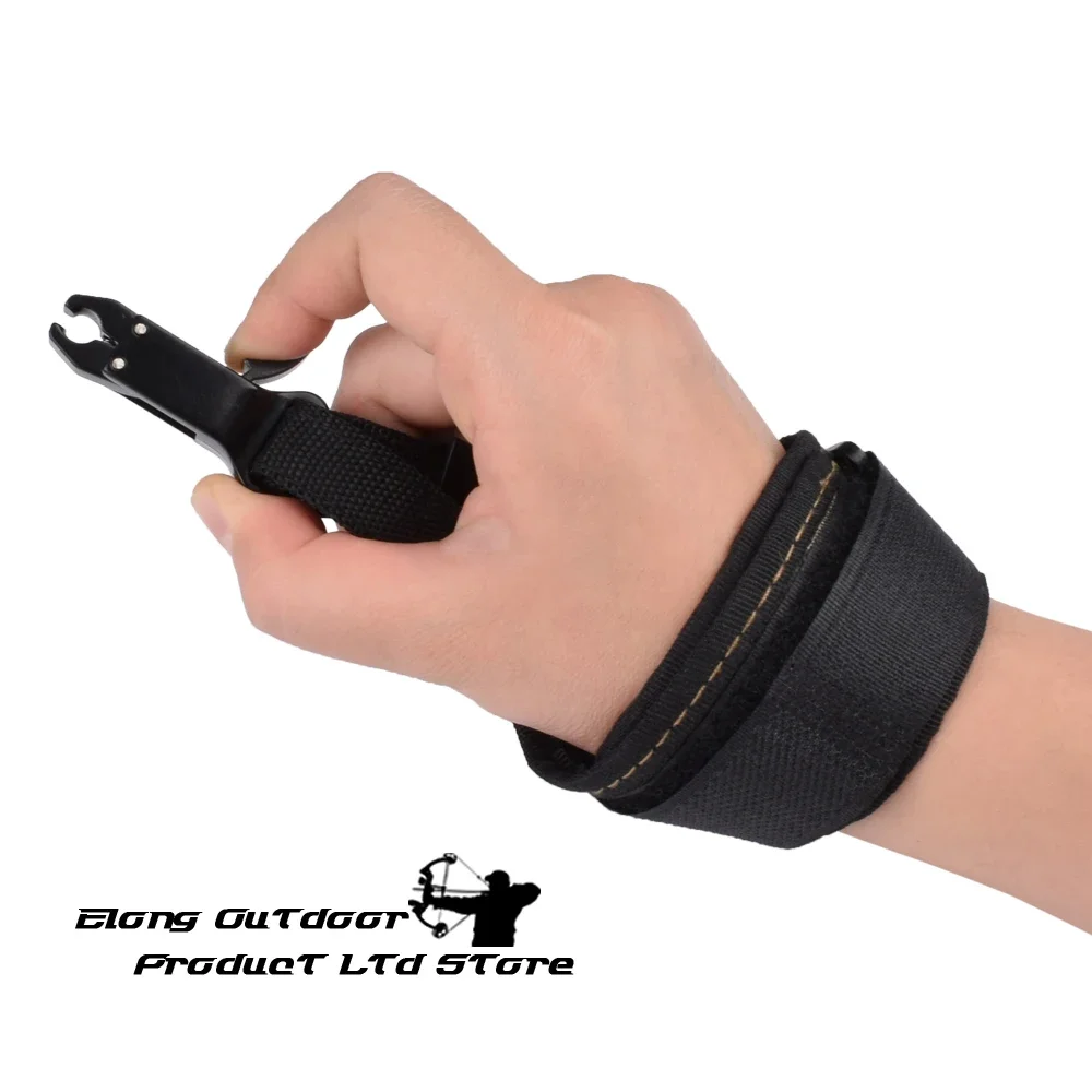 Archery Release Aid Caliper Wrist - Kompozit Yay için Kamuflaj Desenli Bileklik