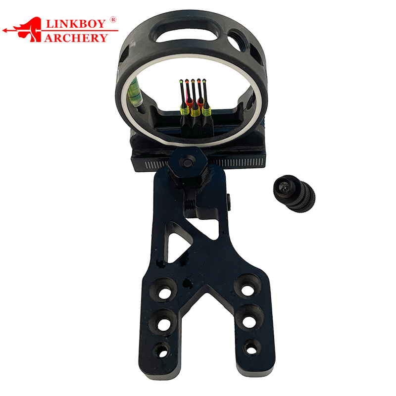 Compound Bow Sight 5 Pin Fiber Optic - Orijinal Ok Nişangahı Yay, Fiber Optik