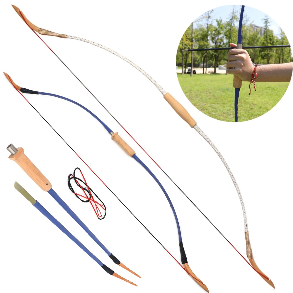 Recurve Bow Takedown 40 Lbs Target - Okçuluk 53” Uzun Yay Geleneksel Yay