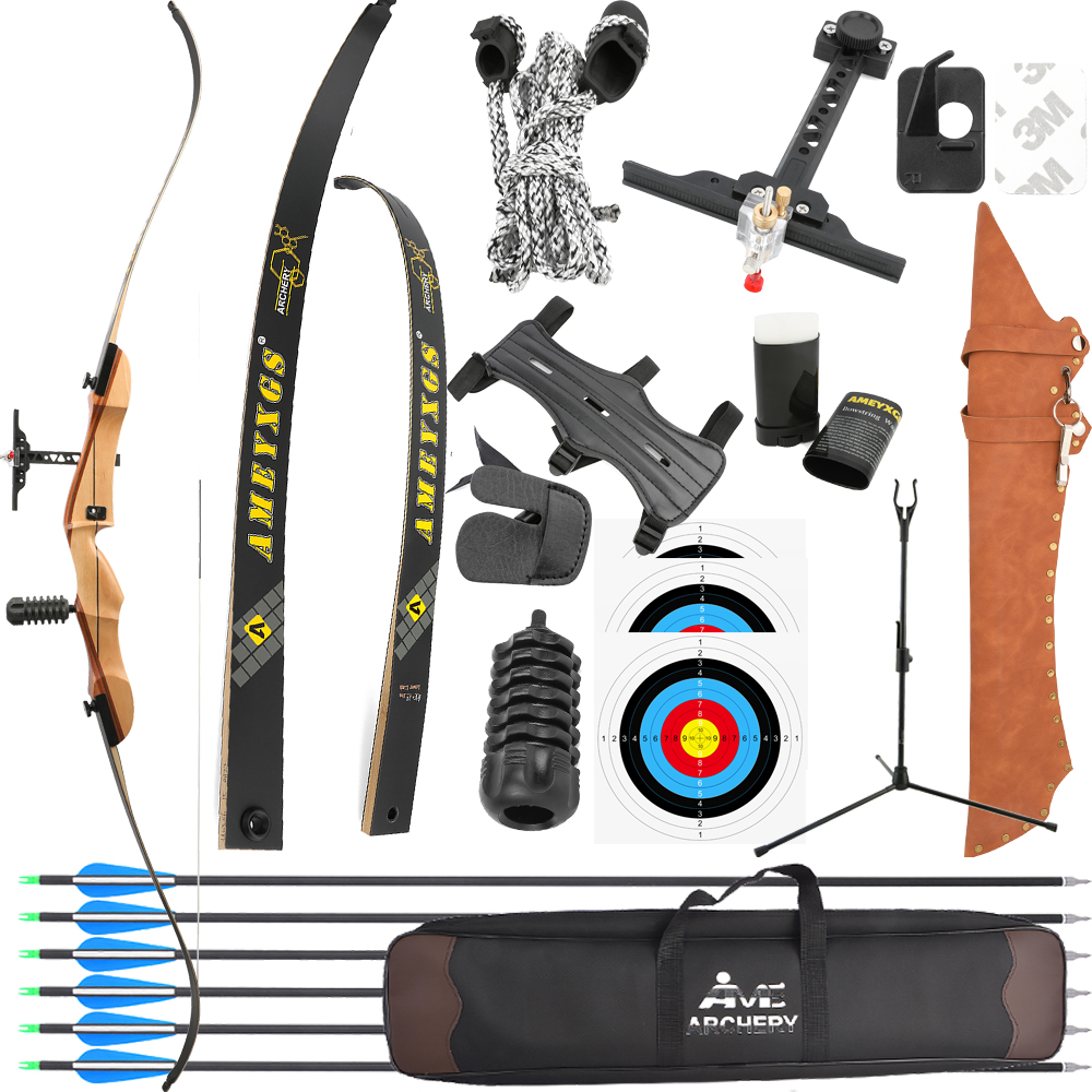 Recurve Bow Takedown 40 Lbs Target - 20-40lbs Rekürv Yay 68 İnç Av