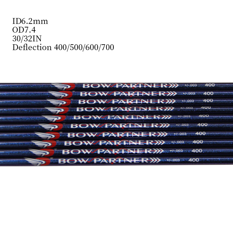 Carbon Arrows 30 Inch Spine 400 500 - Okçuluk Saf Karbon Ok Gövdeleri 12