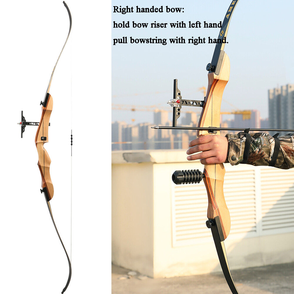 Recurve Bow Takedown 40 Lbs Target - 68 İnç Av Yayı 20-40lbs Rekürv