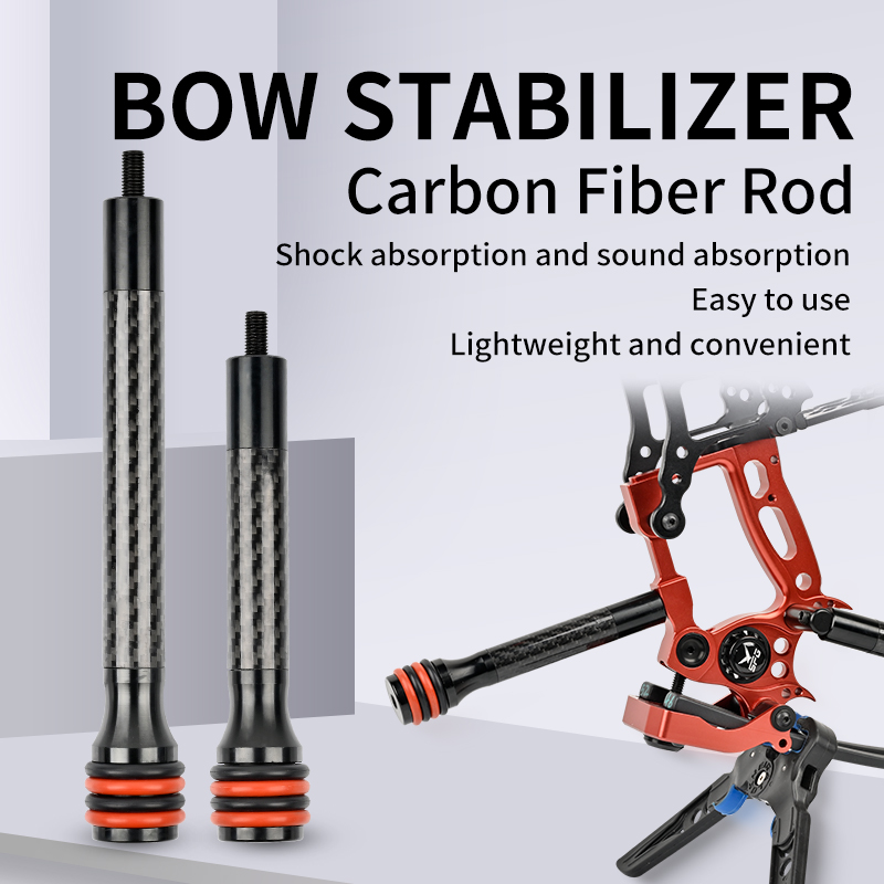Bow Stabilizer Carbon Fiber 8 Inch - SPG Okçuluk Dengeleyici Çubuğu 6/8 İnç