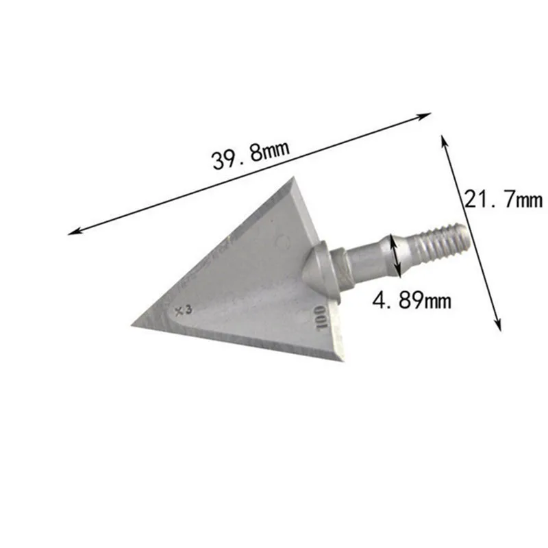 6/12 adet Broadhead Arrowhead  - Broadheads 100 Grain 3 Blade Hunting incelemesi ve fiyatı