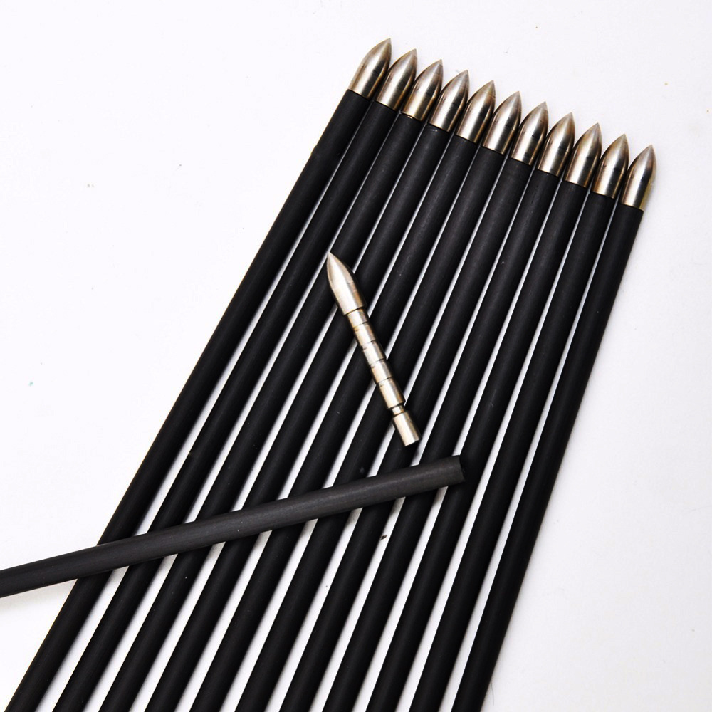 Okçuluk siyah karbon oklar omu - Carbon Arrows 30 Inch Spine 400 500 incelemesi ve fiyatı
