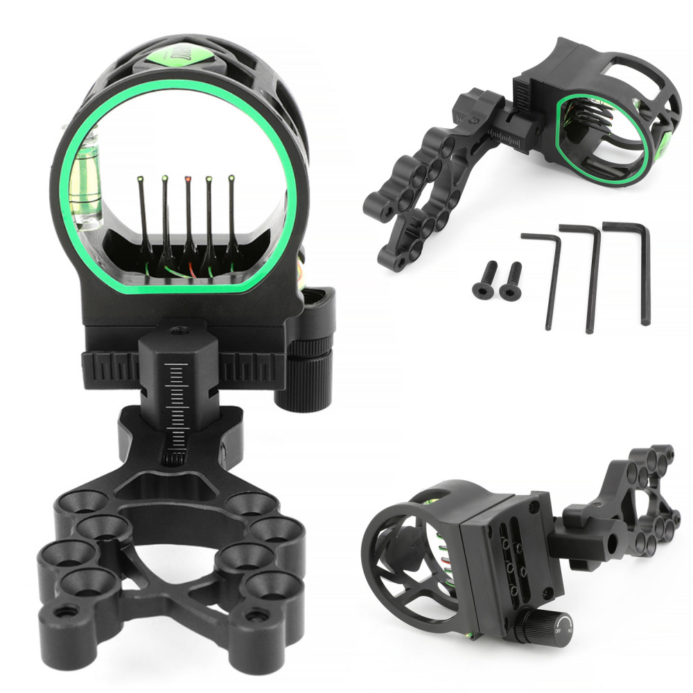 Okçuluk M1 Bileşik 5 Pinli Yay - Compound Bow Sight 5 Pin Fiber Optic incelemesi ve fiyatı