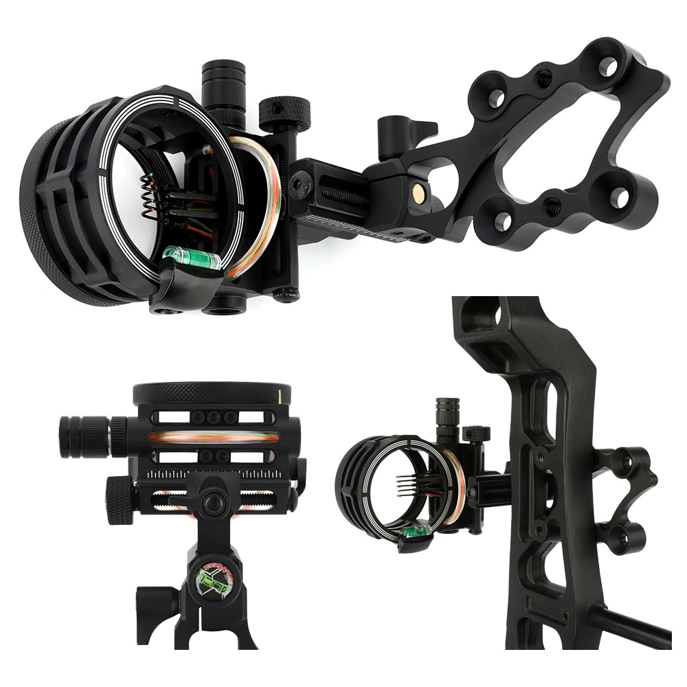5 Pin Bileşik Yay Görüşü 0.019 - Compound Bow Sight 5 Pin Fiber Optic incelemesi ve fiyatı