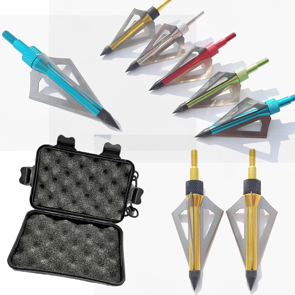 12 adet okçuluk ok ucu 100 tan - Broadheads 100 Grain 3 Blade Hunting incelemesi ve fiyatı