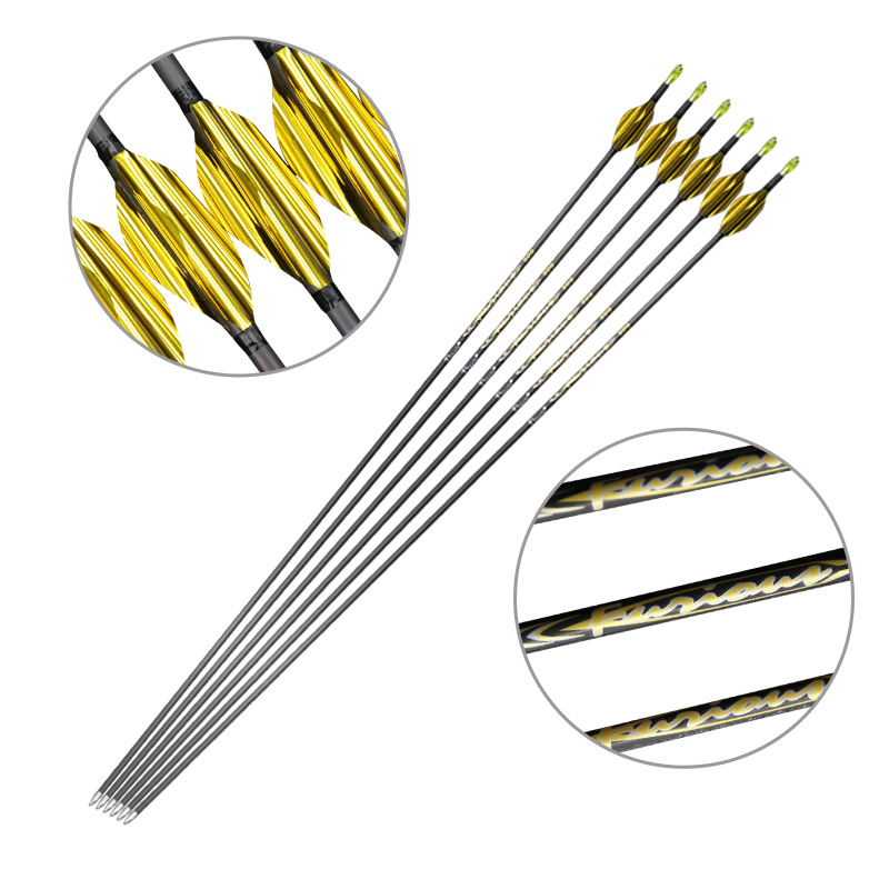 ID4.2mm Saf Karbon Ok 1.8 İnç  - Carbon Arrows 30 Inch Spine 400 500 incelemesi ve fiyatı