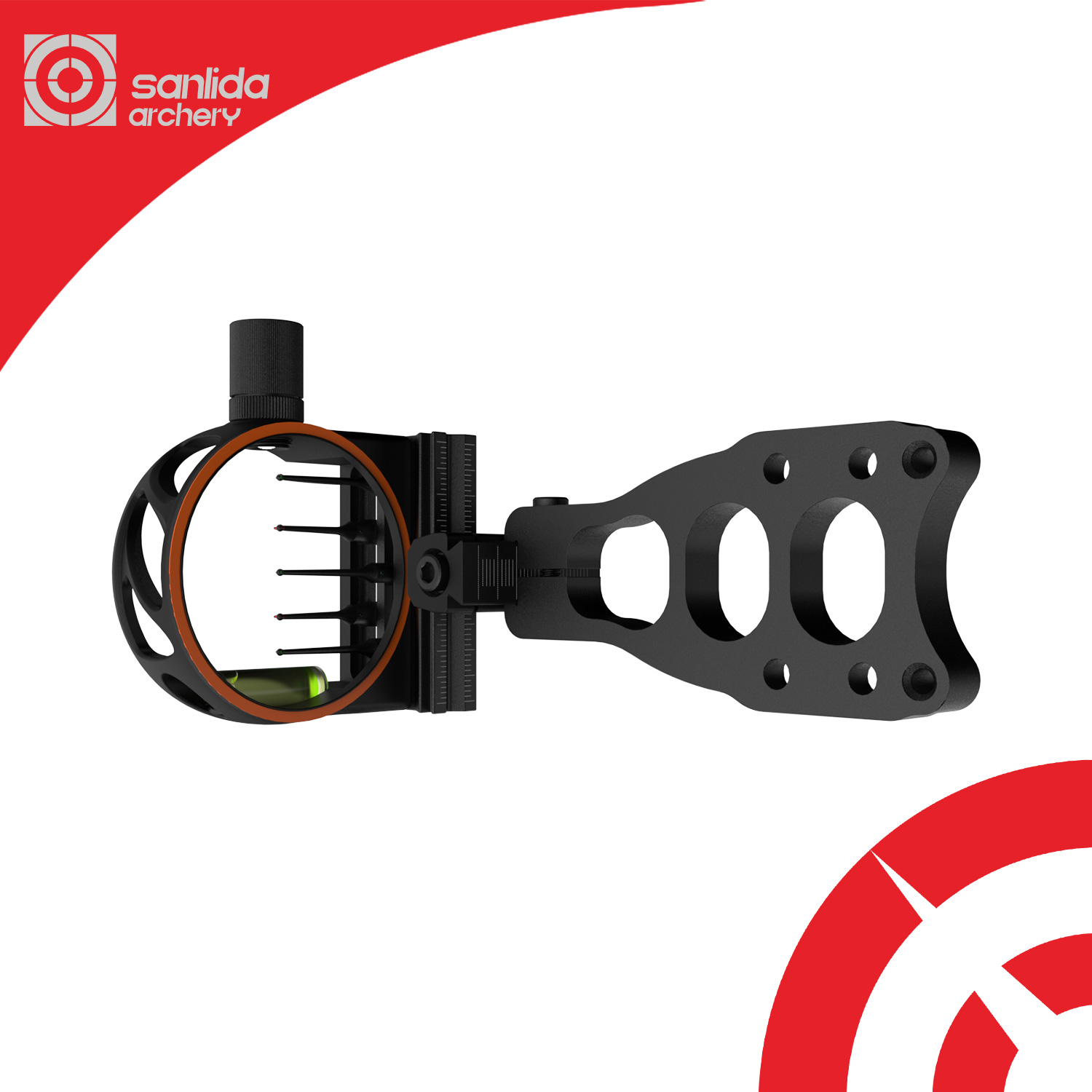 Sanlida Dragon 9 Bileşik Yay N - Compound Bow Sight 5 Pin Fiber Optic incelemesi ve fiyatı
