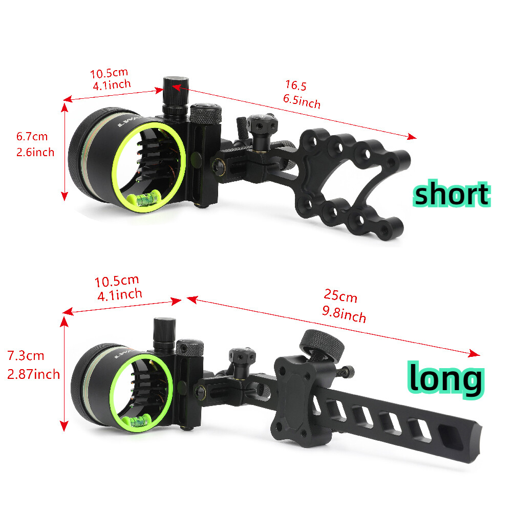 Okçuluk Ayarlanabilir 0.019''  - Compound Bow Sight 5 Pin Fiber Optic incelemesi ve fiyatı