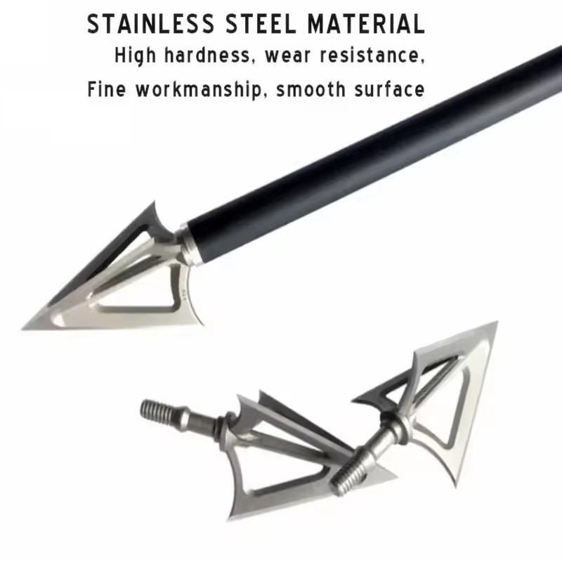 Okçuluk Ok Uçları Çekim Avcılı - Broadheads 100 Grain 3 Blade Hunting incelemesi ve fiyatı